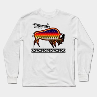 Protecting the people Black Buffalo Long Sleeve T-Shirt